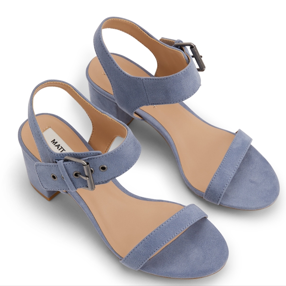Matt & Nat Elysa Sky Blue Women's Sandals in Size 7
